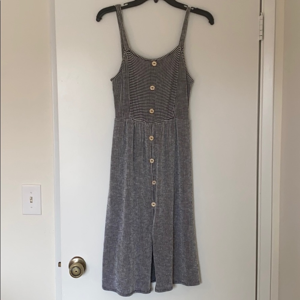 Striped Midi Dress